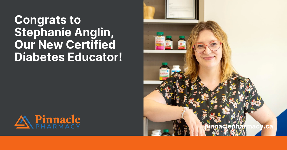Sharing image for the article “Congrats to Stephanie Anglin, Our New Certified Diabetes Educator!”